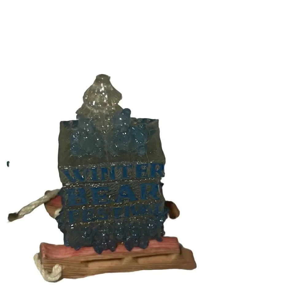 Enesco Cherished Teddies James Going my Way for the Holidays Figurine 1997 READ